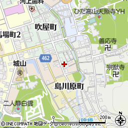 岐阜県高山市堀端町198周辺の地図