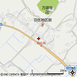 茨城県行方市羽生623周辺の地図