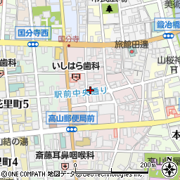 岐阜県高山市花川町80-6周辺の地図