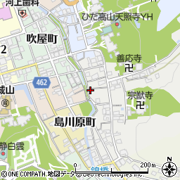 岐阜県高山市宗猷寺町64周辺の地図