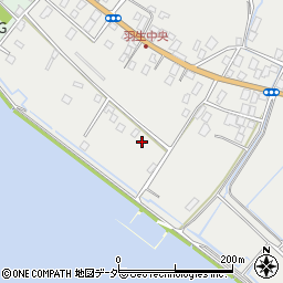 茨城県行方市羽生112周辺の地図