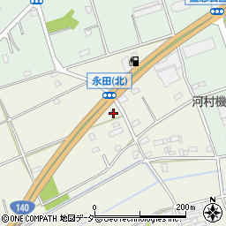 埼玉県深谷市永田2119周辺の地図
