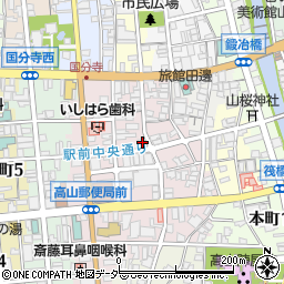 岐阜県高山市花川町46-1周辺の地図