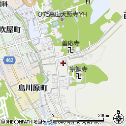 岐阜県高山市宗猷寺町215周辺の地図