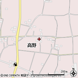 茨城県古河市高野1258周辺の地図