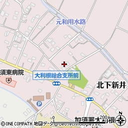 埼玉県加須市北下新井987周辺の地図