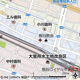 埼玉県熊谷市弥生周辺の地図