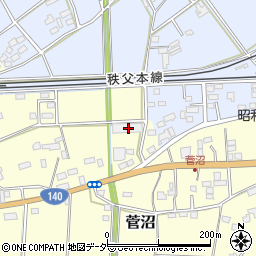 埼玉県深谷市菅沼228周辺の地図