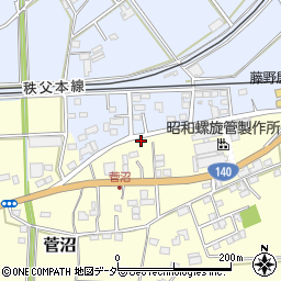 埼玉県深谷市菅沼600周辺の地図