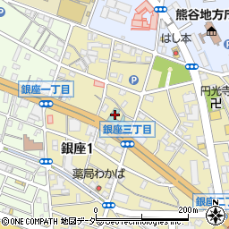 日東カストデイアルサービス株式会社　熊谷出張所周辺の地図