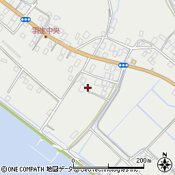 茨城県行方市羽生192周辺の地図