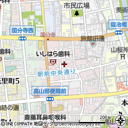 岐阜県高山市花川町74周辺の地図