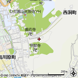 岐阜県高山市宗猷寺町209周辺の地図