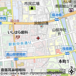 岐阜県高山市花川町6-1周辺の地図