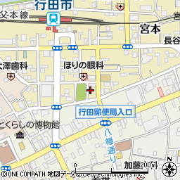 トイレつまり救急車２４行田店周辺の地図