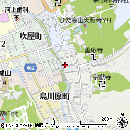 岐阜県高山市宗猷寺町73周辺の地図