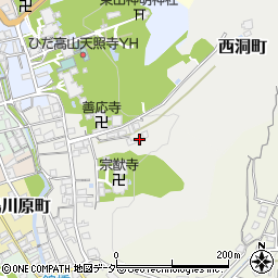 岐阜県高山市宗猷寺町208周辺の地図