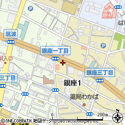 リパーク熊谷銀座１丁目駐車場周辺の地図