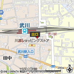 埼玉県深谷市田中32周辺の地図