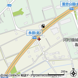 埼玉県深谷市永田2115周辺の地図
