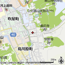 岐阜県高山市宗猷寺町70周辺の地図