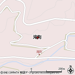 岐阜県高山市滝町周辺の地図