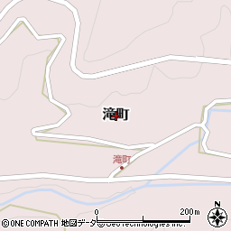 岐阜県高山市滝町周辺の地図