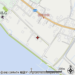 茨城県行方市羽生118周辺の地図