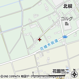 埼玉県深谷市北根391周辺の地図