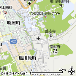 岐阜県高山市宗猷寺町68周辺の地図