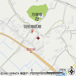 茨城県行方市羽生652周辺の地図