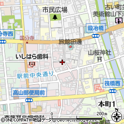 岐阜県高山市花川町7周辺の地図