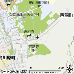 岐阜県高山市宗猷寺町190周辺の地図