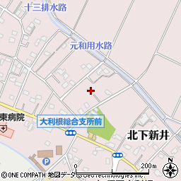 埼玉県加須市北下新井985周辺の地図