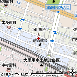 タイムズ熊谷弥生２丁目駐車場周辺の地図