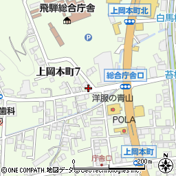 岐阜県高山市上岡本町7丁目270周辺の地図