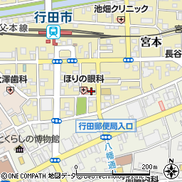 明光義塾　行田中央教室周辺の地図