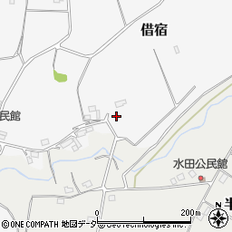 茨城県鉾田市借宿2306周辺の地図