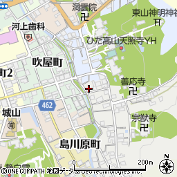 岐阜県高山市宗猷寺町85周辺の地図