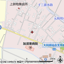 埼玉県加須市北下新井916周辺の地図