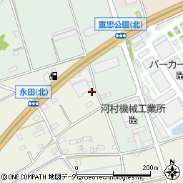 埼玉県深谷市永田2104周辺の地図