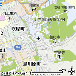 岐阜県高山市宗猷寺町83周辺の地図