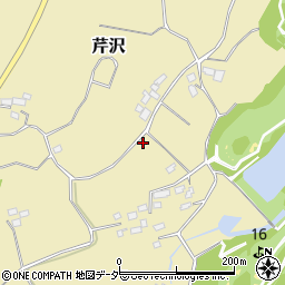 茨城県行方市芹沢417周辺の地図