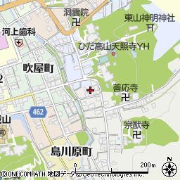 岐阜県高山市宗猷寺町90周辺の地図