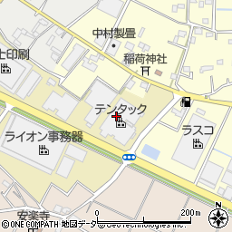テンタック株式会社　加須工場周辺の地図