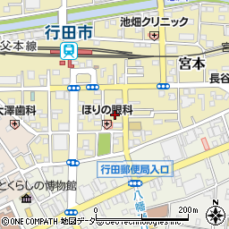 騎西屋行田店周辺の地図