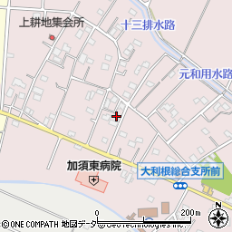 埼玉県加須市北下新井955周辺の地図