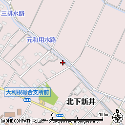 埼玉県加須市北下新井991-8周辺の地図