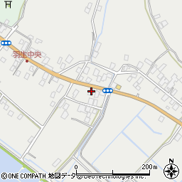 茨城県行方市羽生180周辺の地図