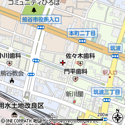 カーヴ隠れや 熊谷店周辺の地図